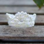 Crochet Crown Newborn Photo..
