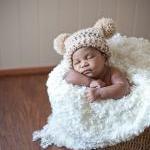Double Pom Jester Baby Hat ..