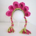 Flower Bonnet Newborn Girl..