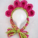 Flower Bonnet Newborn Girl ..