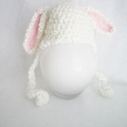 Baby Bunny Hat - Newborn Boy or Girl Photo Prop
