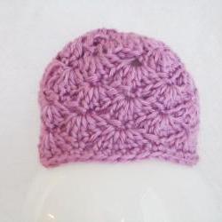 Shell Beanie - Newborn Photo Prop